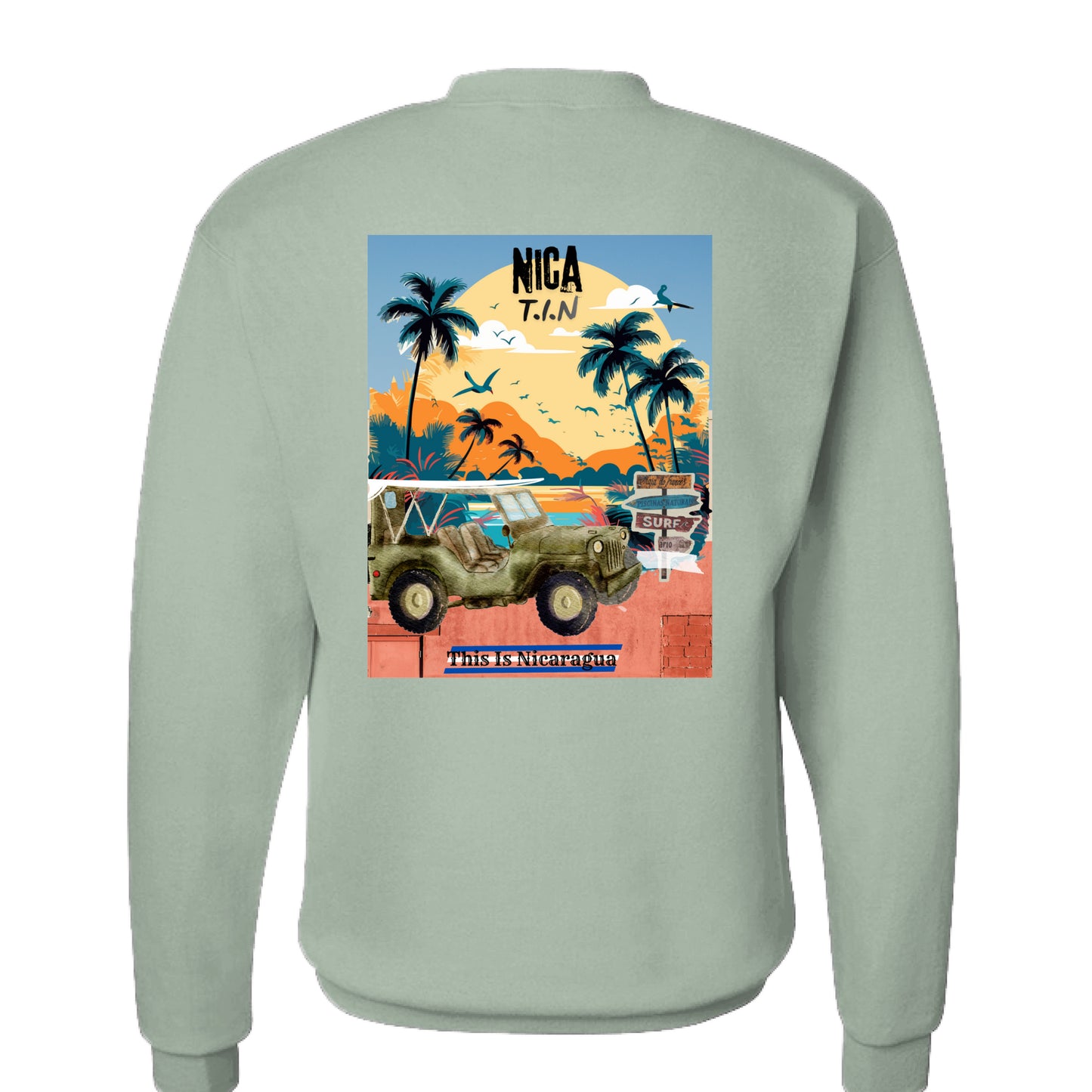 STONEWASH GREEN - BACK