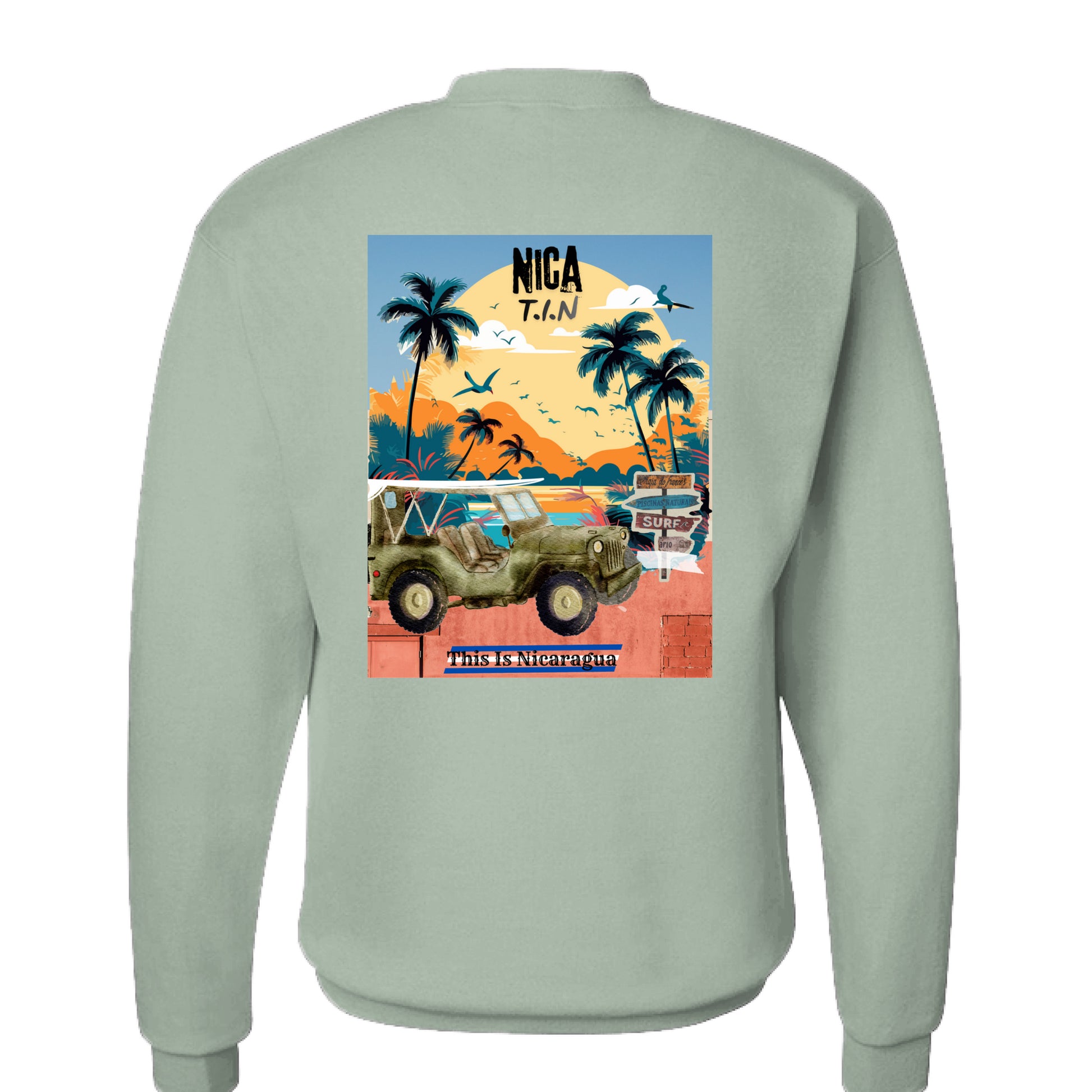 STONEWASH GREEN - BACK